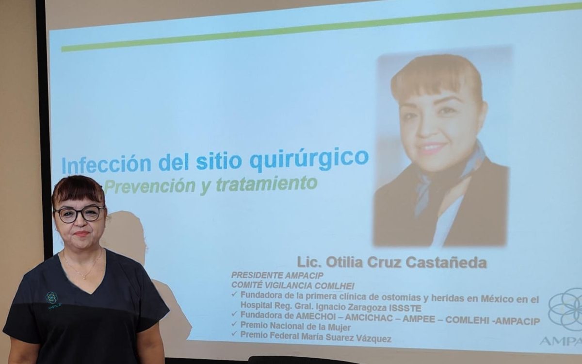 Lic. Otilia Cruz Castañeda en Susalá, Mérida, Yucatán con prevención de lesiones en la piel