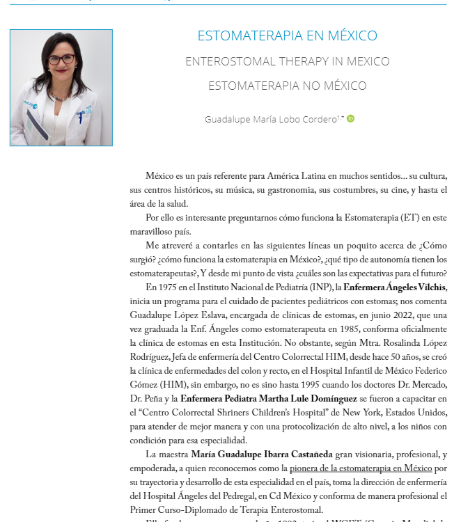 ESTOMATERAPIA EN MÉXICO